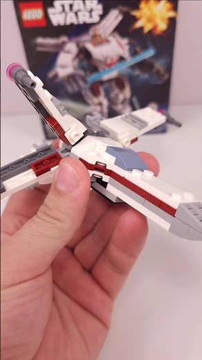 LEGO Star Wars X-Wing V1 MOC [75390](97 pcs) Alternate Build for Luke Skywalker X-Wing Mech #shorts