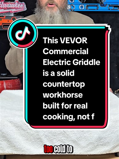 This VEVOR Commercial Electric Griddle is a solid countertop workhorse built for real cooking, not flimsy home gadgets. The 21 × 11.8-inch stainless steel flat top gives you plenty of room to run multiple items at once—perfect for steaks, burgers, pancakes, bacon, eggs, and breakfast spreads. Powered by 1750W, it heats fast and holds consistent temps with an adjustable 122–570°F temperature control, so you can sear hot or cook low without guessing. The heavy-duty stainless construction is easy t