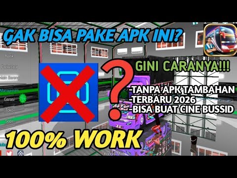 CARA MENGATASI BUG CONTROL SCREEN ROTATION,AUTO BISA CINE BUSSID!😋 || BUS SIMULATOR ID#fyp #tutorial