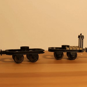 0e / O-16.5 Set of 6 Field railway wagons