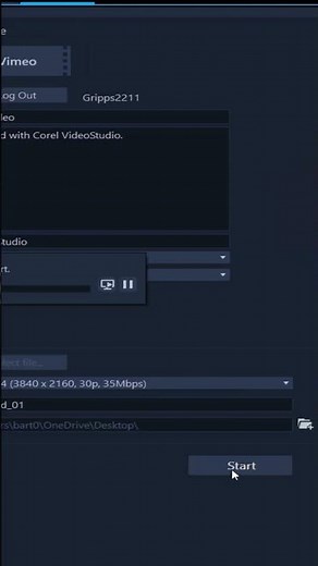 How to upload to YouTube with Corel Videostudio