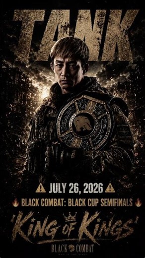 #BLACKCOMBAT "I am Kim #Tank. The King of Kings of BLACK COMBAT." #BLACKCOMBAT JULY 26, 2026