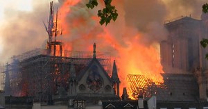 Notre Dame Cathedral devastated by fire in Paris