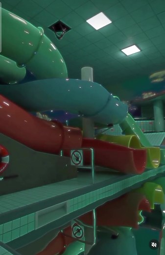 Exploring Nostalgic Pool Rooms and Liminal Spaces with Toboggans