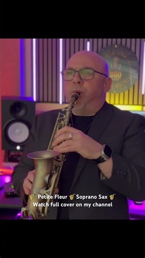 🎷 Petite Fleur Soprano Sax Cover 🎷#saxcover #petitefleur #dance #sopranosax #sopranosaxophone