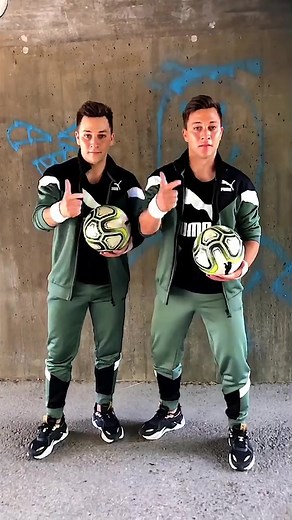 Amazing Twin Soccer Skills Showcase