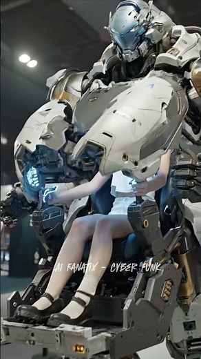 Giant Robot Mech Literally Picked Her Up #mech #viral #futuristic
