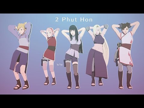 2 Phut Hon - Hinata*Sakura*Ino*Temari*TenTen | Naruto MMD