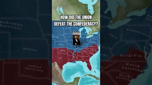 How did the Union defeat the Confederacy?