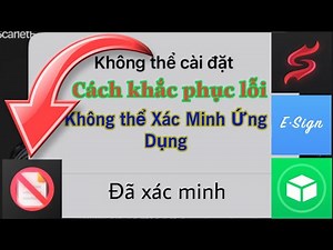 Cách khắc phục lỗi không thể xác minh ứng dụng, xác minh không tròn vẹn, Xác minh thành công 100%