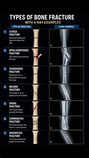 🦴 Not all fractures look the same—can you spot the difference? 👀