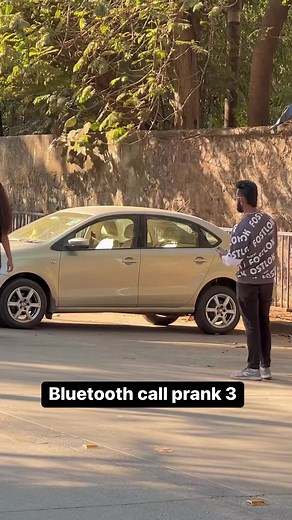 Bluetooth call prank 3 🤣 #prank #pranks #comedyvideos #facebook #funnyvideos #prankvideo #funny #prankvideos #comedy | Mumbai K Pranksterz