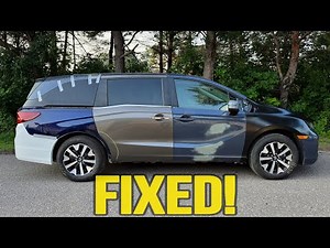 Step-by-Step Quarter Panel Replacement on a Salvage Honda Odyssey