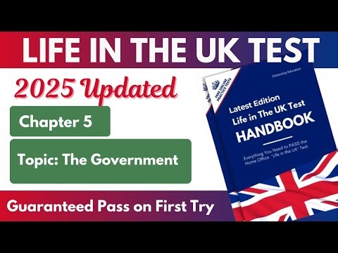 LIFE IN THE UK TEST 2025 PRACTICE | THE GOVERNMENT | OFFICIAL QUESTIONS & ANSWERS | FREE PREPARATION