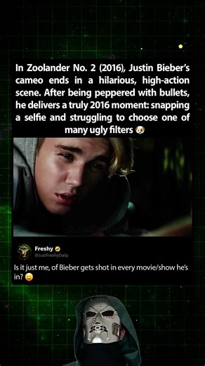 Justin Bieber's dramatic cameo in Zoolander 2 (2016)