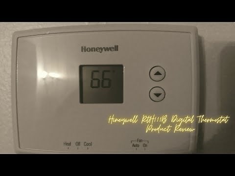 In Hand Review of Honeywell RTH111B Digital Non-Programmable Thermostat