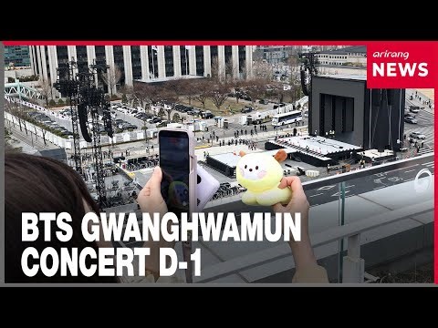 D-1 BTS: Gwanghwamun ready for historic comeback