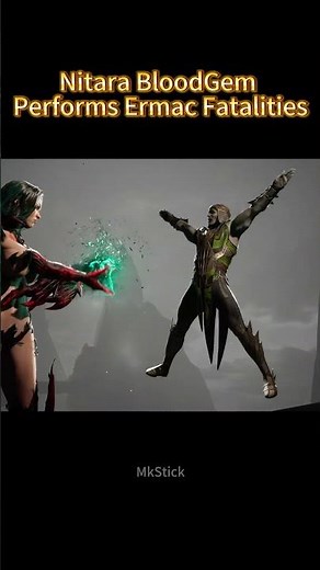 Nitara BloodGem Performs Ermac Fatalities