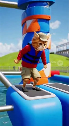 This Cat Completed the Obstacle Course PERFECTLY 😳🐱