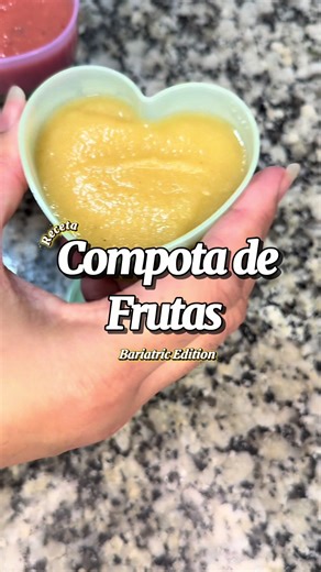 Compota de Frutas: Receta Bariátrica Fácil y Saludable
