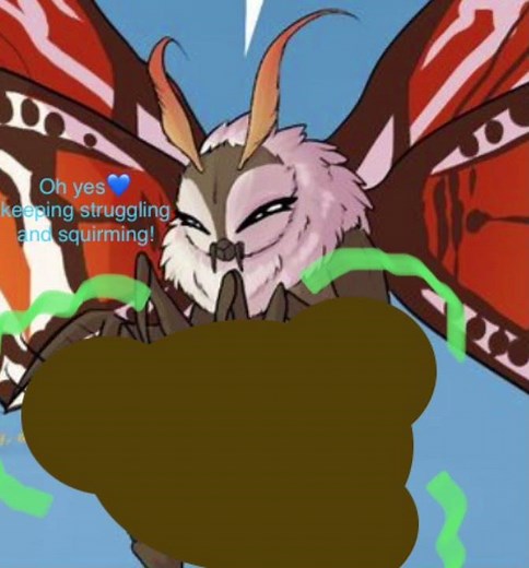 Mothra ate Godzilla (mothra vore)