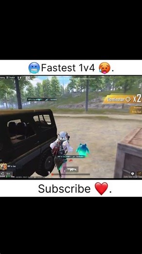 Fastest 1v4🥵