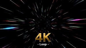 Colorful Line Fast Effect 4K 01