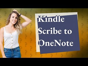 Can Kindle Scribe import to OneNote?