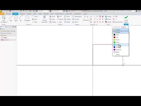 Inventor changing color and export to DXF
