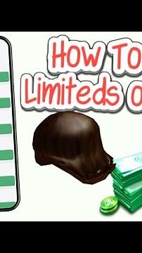 How to SELL Limiteds on Roblox Mobile! (2025)