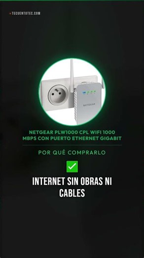 ¿WiFi sin llegar? NETGEAR PLW1000 lo soluciona