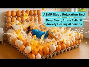 ASMR Sleep Relaxation Bed | Deep Sleep, Stress Relief & Anxiety Healing AI Sounds