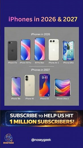 iPhones in 2026 & 2027 🤯 Apple’s Full Lineup LEAKED! (Ultra, Air, XX)
