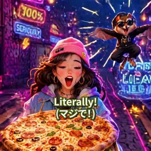 【ネイティブが使う口癖英単語】マジでの最上級！ネイティブが連発するLiterally #英語の歌 #英語学習 #リスニング