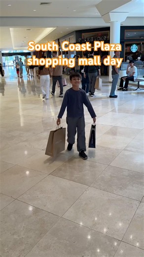 South Coast Plaza shopping mall day ￼