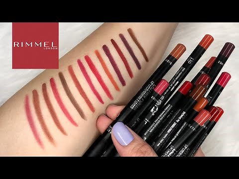 RIMMEL Lasting Finish Lip Liner [SWATCH]