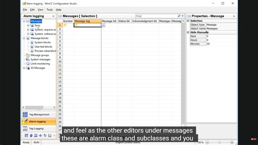 #16 Creating Alarm messages in WinCC
