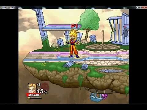 Super Smash Flash 2 v0.8a - How To Turn Super Saiyan 3!