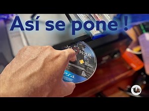 Cómo introducir un disco en PS4 de manera apropiada ?