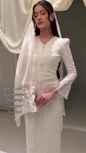 Qiszar Bride Series: Open for Rent Bridal Gown in Ipoh, Perak