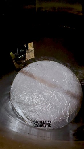 Skilled Workers on Instagram: "Behind the Scenes: Crafting of Grey Polyurethane foam! 🏭🧽"