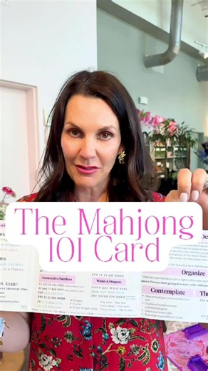 Mahjong 101 Card: How to Teach Mahjong to Beginners