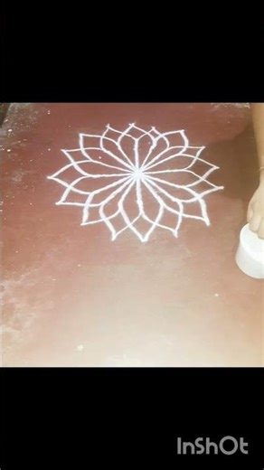 circular floral design rangoli/kolam/mugulu to be put on special occasions