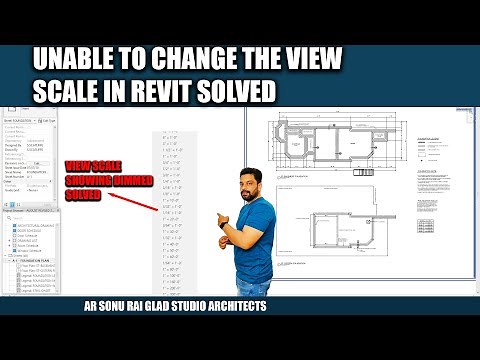 Unable to change the view scale in Revit solved