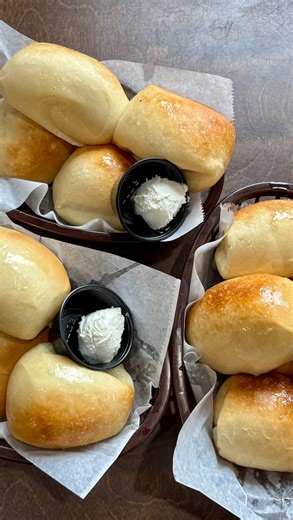 Logan's Roadhouse on Instagram: "Soft, buttery rolls are a slam dunk every time "
