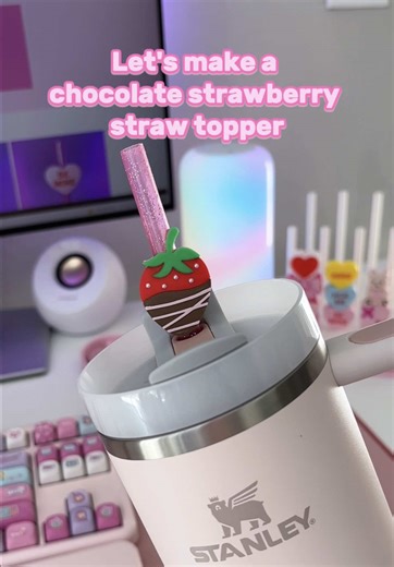 Delicious Chocolate Strawberry Straw Topper Recipe