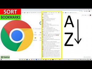 How to sort Bookmarks in Google Chrome-Chrome Bookmarks sort Alphabetically