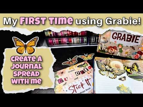 First Time Using Grabie 👀 Unboxing The Botanical Muse Box + Dutch Door Journal With Me