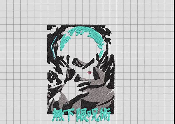 Anime Embroidery Design, Computer Machine Emb Files (PES, VP3, JEF, DST) - Etsy