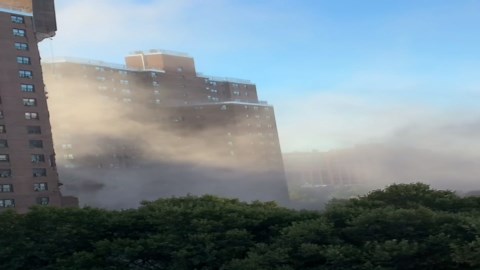 Video shows moment of collapse at Bronx apartment building